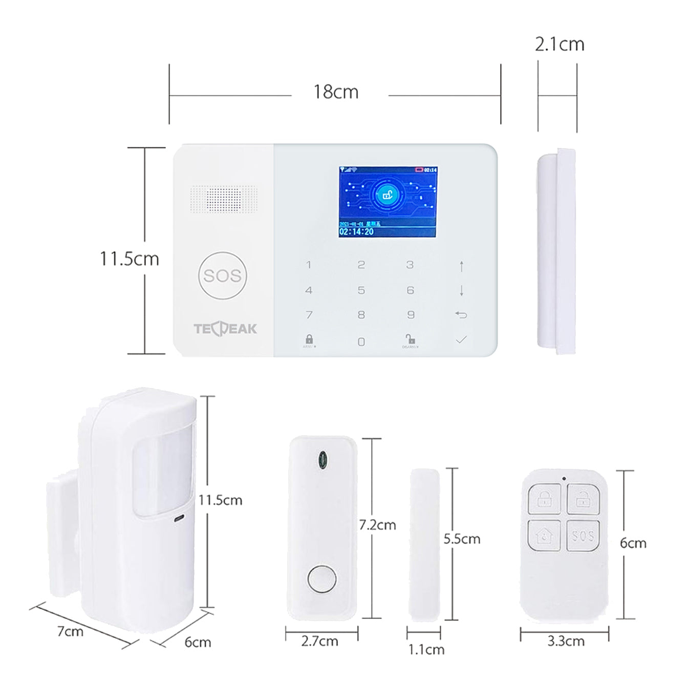 A8 - WiFi / GSM Sistema de Alarma