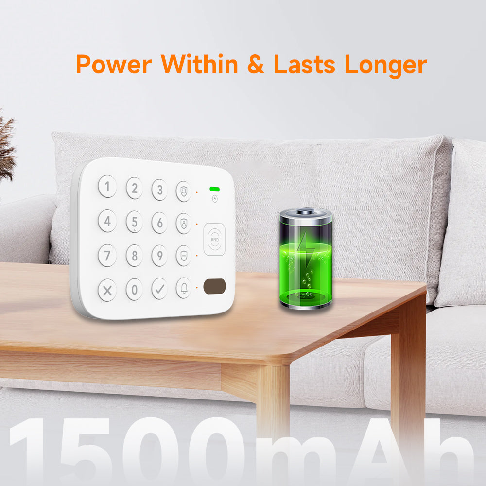 Tastatur Arbeiten mit Alarm Haus WiFi